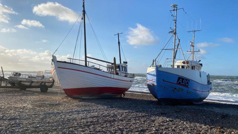 Fiskekuttere i Lild Strand