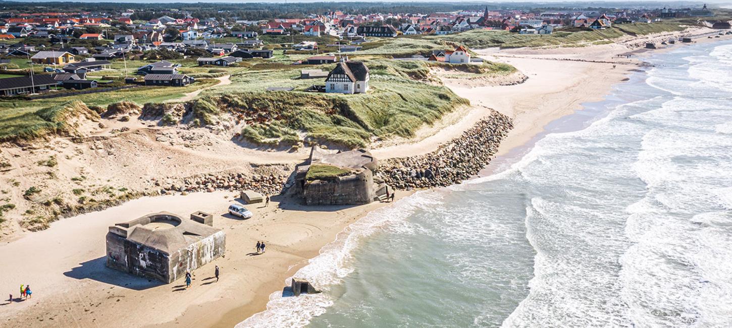 Løkken bunkers på stranden