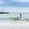 Surfer ved Løkken Strand