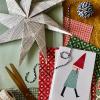Lav betagende julekort og smukke papirophæng