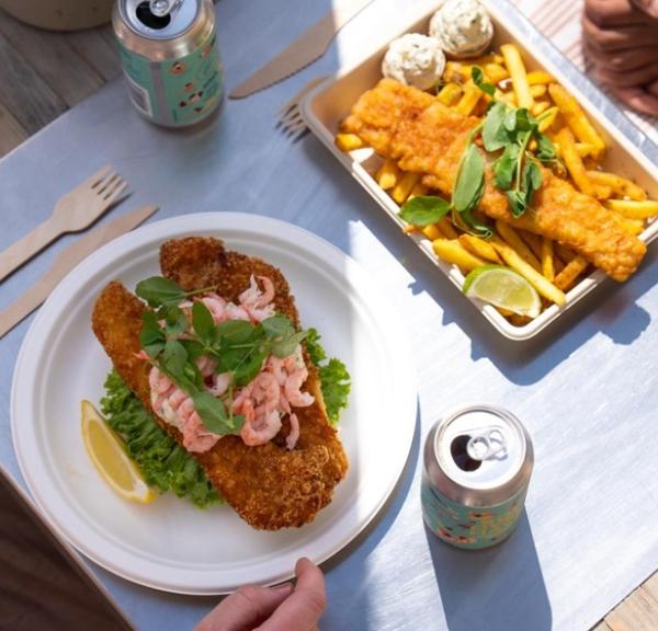 North shore surf Løkken fisk