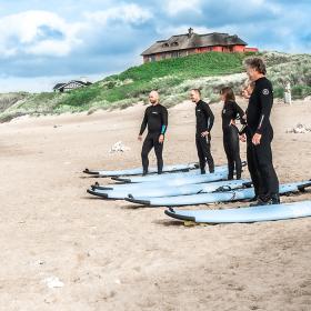 Surfere i Klitmøller