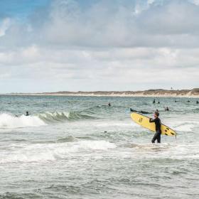 Surfere i Klitmøller